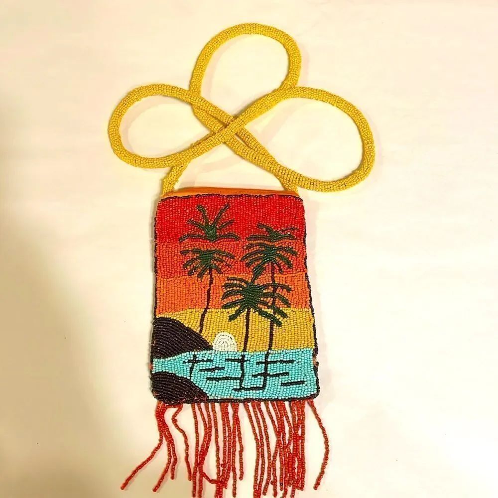 Beaded Crossbody Bag